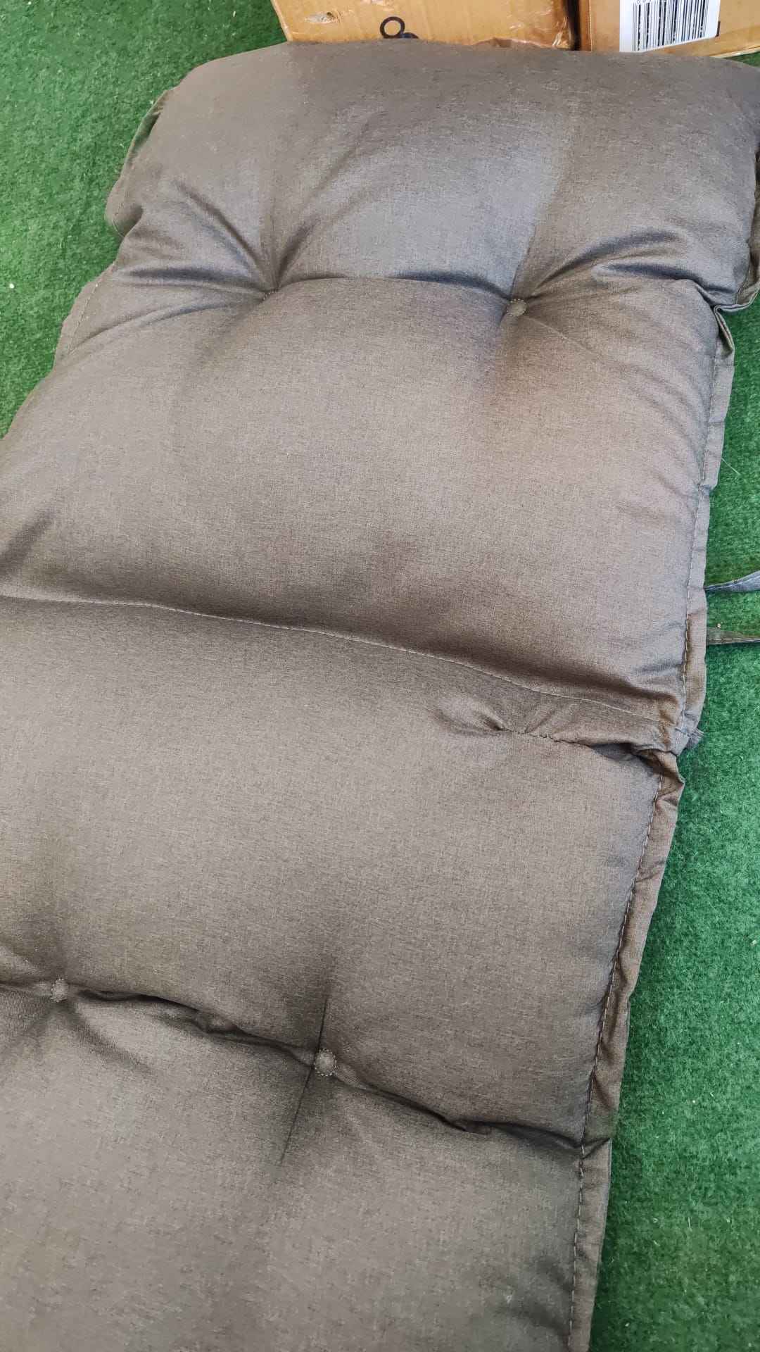Perne scaun cu spătar înalt, 6 buc. antracit 120x50x7 cm textil