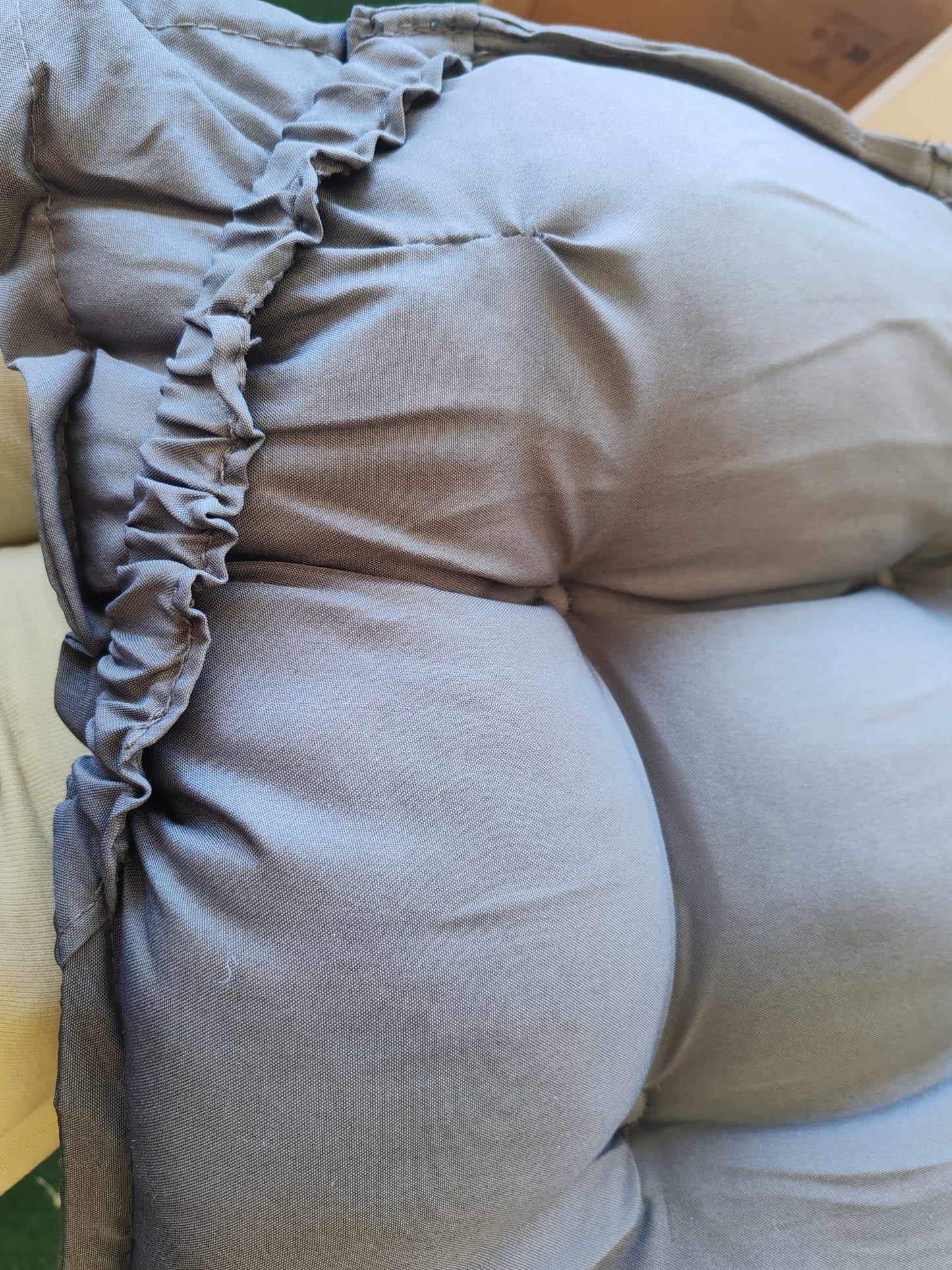 Perne scaun cu spătar mic, 6 buc., antracit, textil oxford