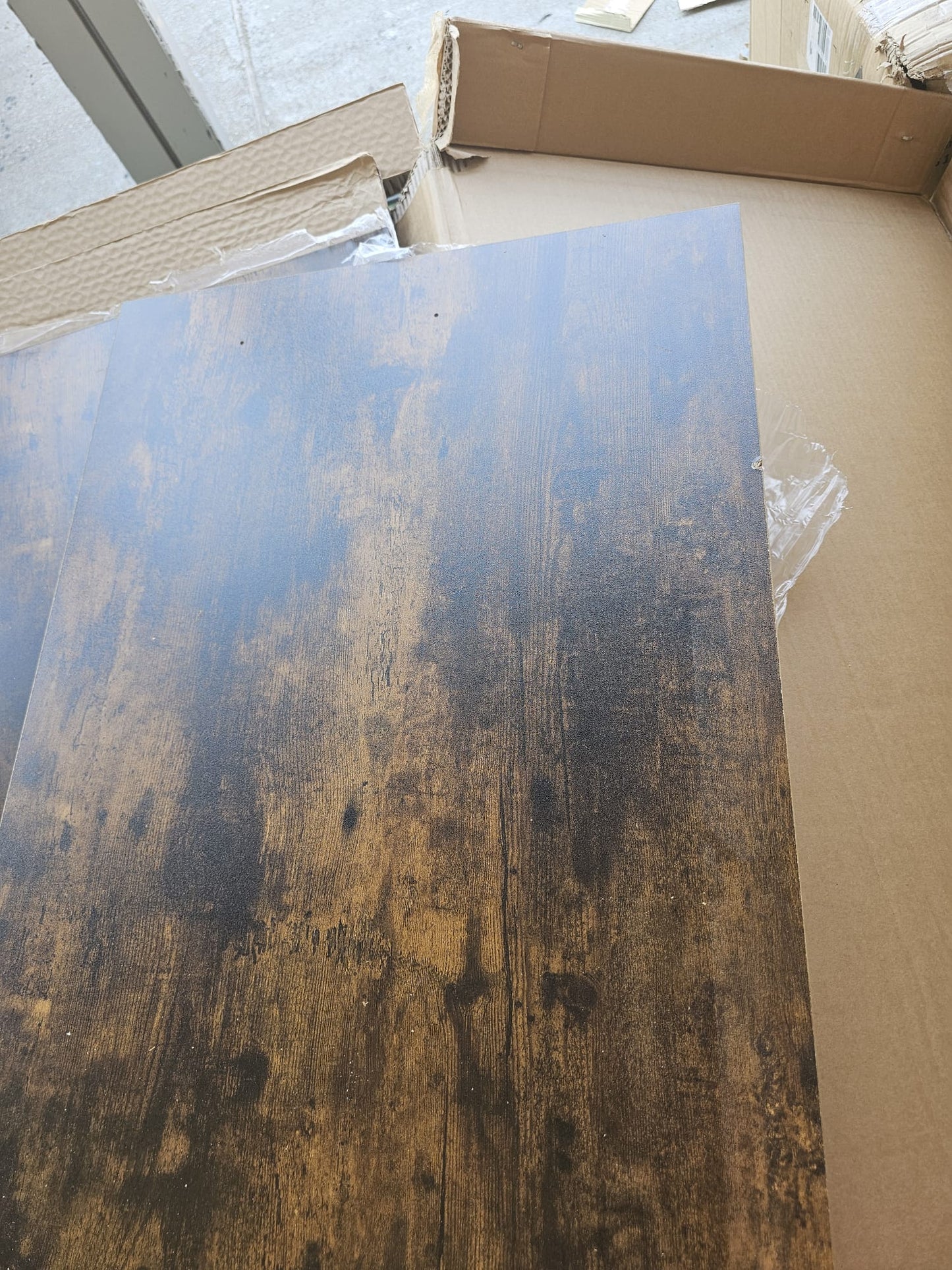Masă de cafea stejar afumat 101,6 x 55,9 x52,3 cm lemn stratificat