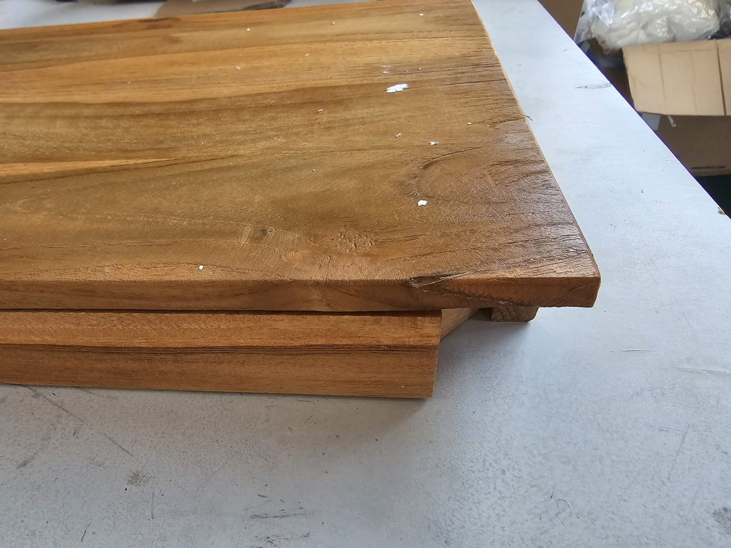 Masă consolă, 120 x 35 x 75 cm, lemn masiv de tec