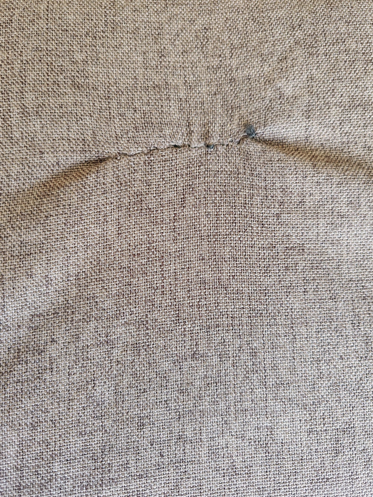 Cadru de pat fără saltea Taupe 90x200 cm țesătură