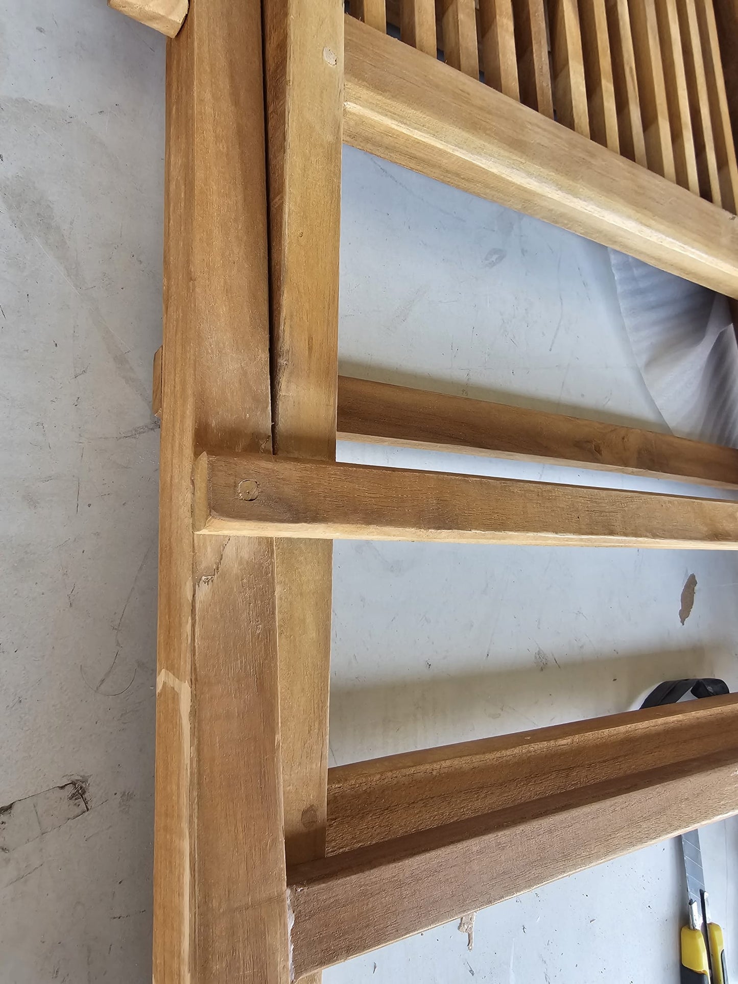 Scaune de grădină pliabile, 3 buc., lemn masiv de tec