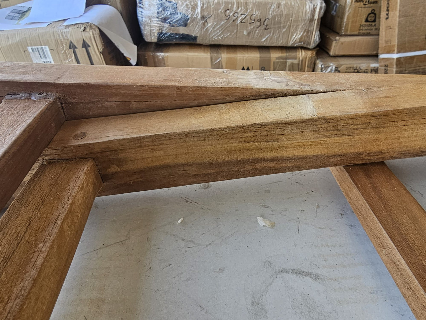 Scaune de grădină pliabile, 3 buc., lemn masiv de tec