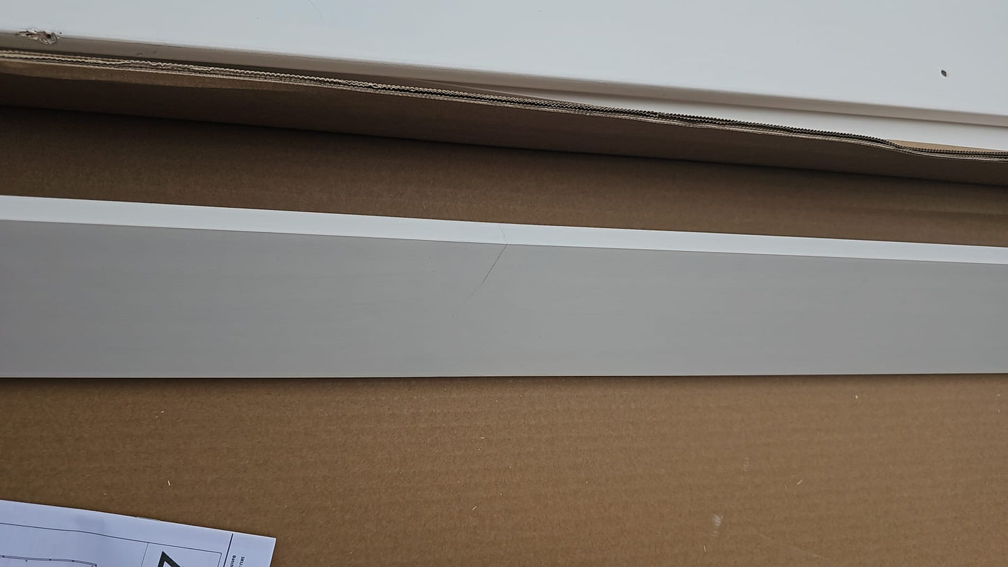 Masă de bar, alb, 100x50x110 cm, lemn masiv de pin