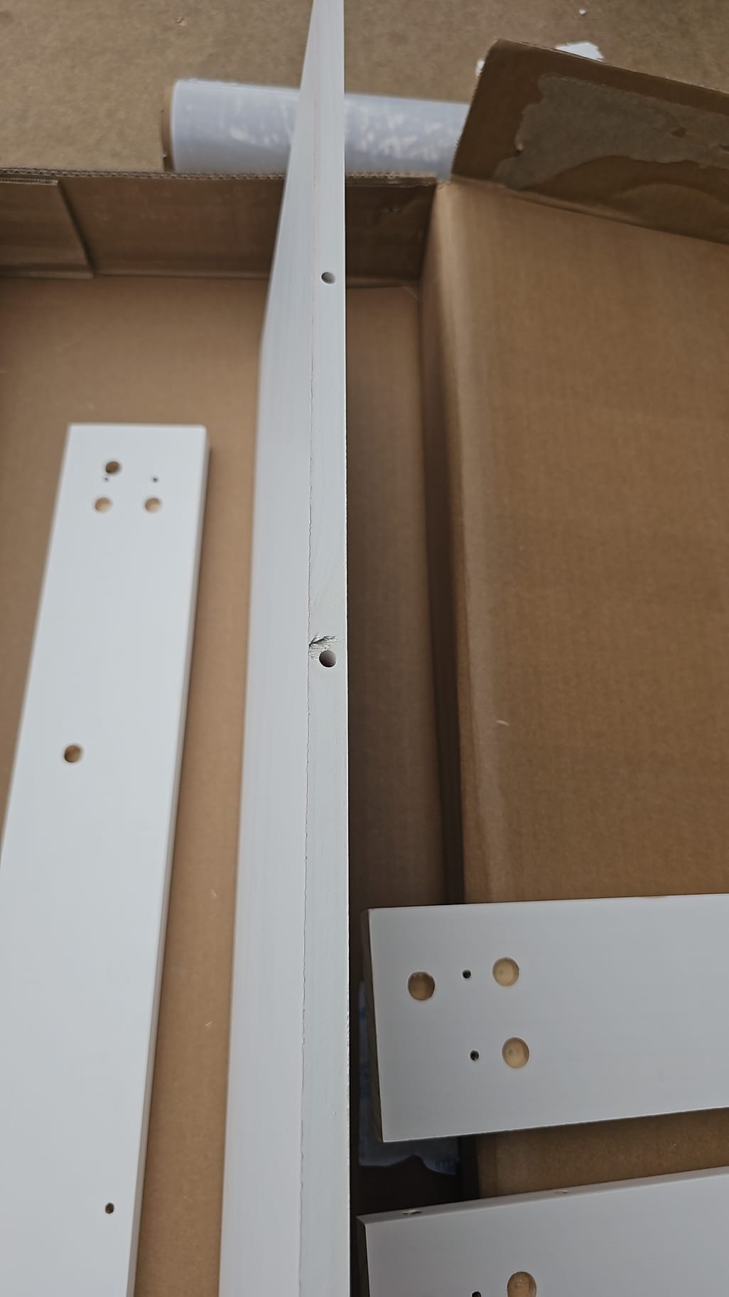 Masă de bar, alb, 100x50x110 cm, lemn masiv de pin