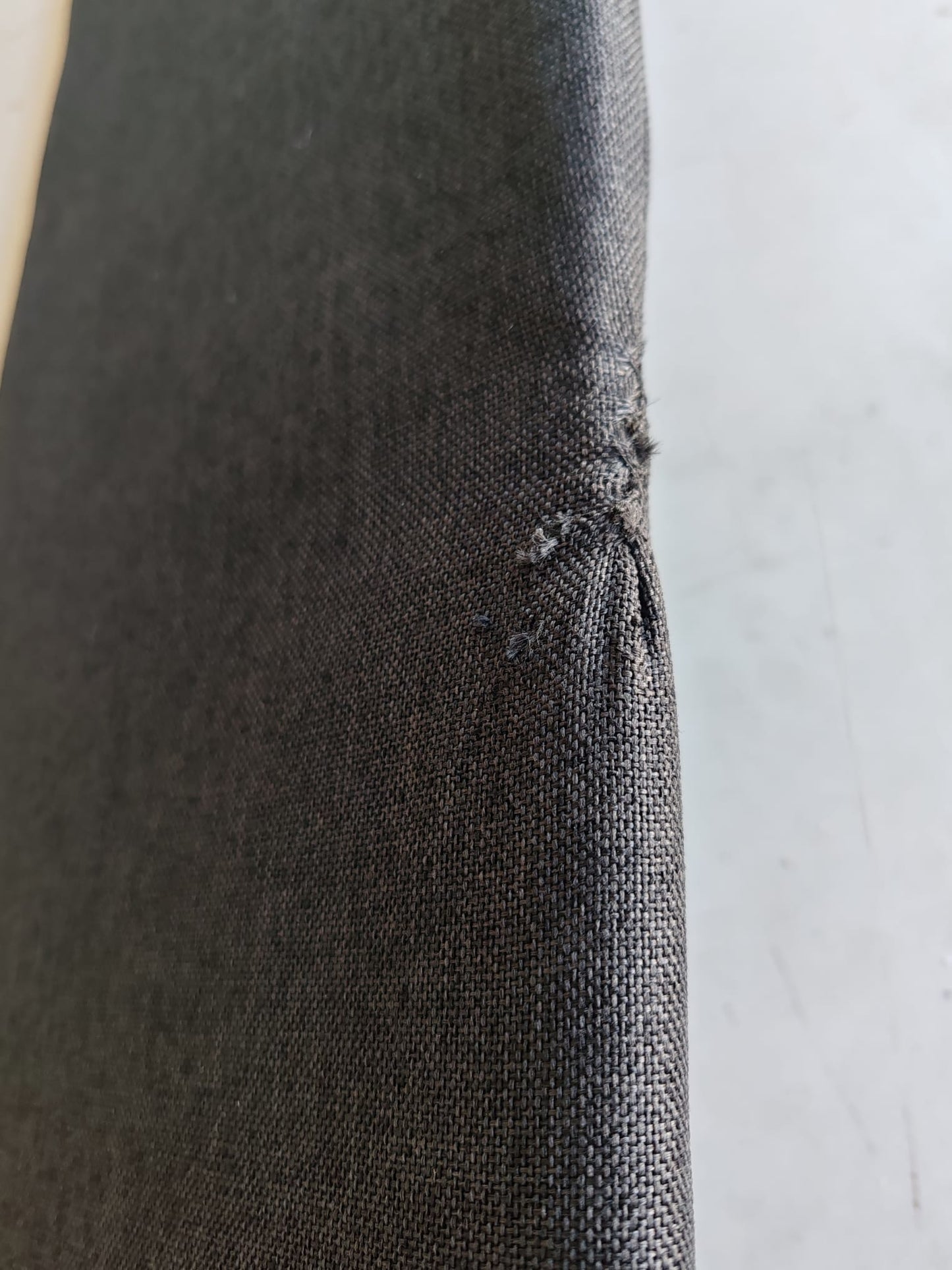 Cadru de pat fără saltea, negru, 160x200 cm, textil