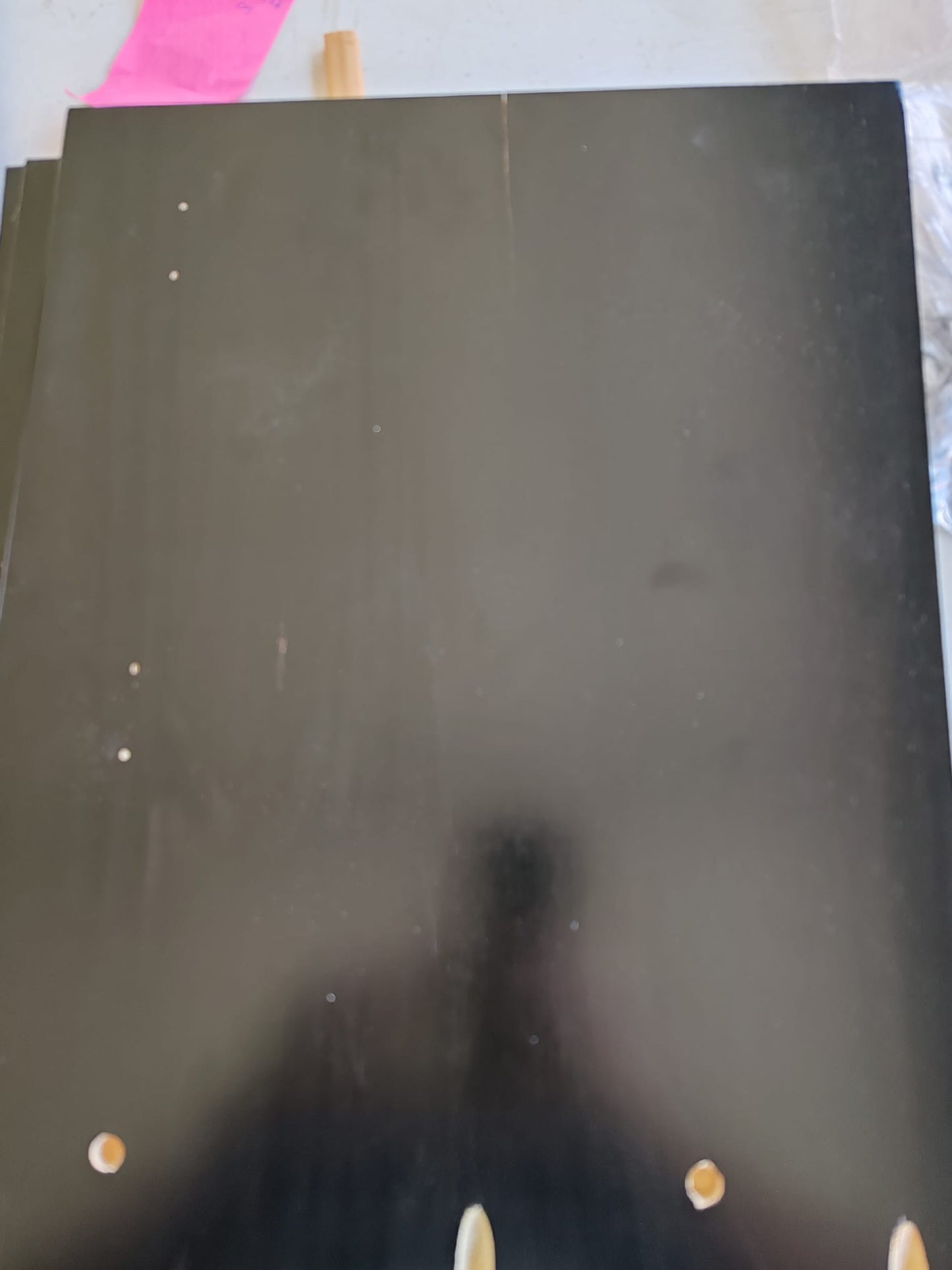 Noptieră SENJA, aspect ratan negru, 40x35x65 cm, lemn masiv pin