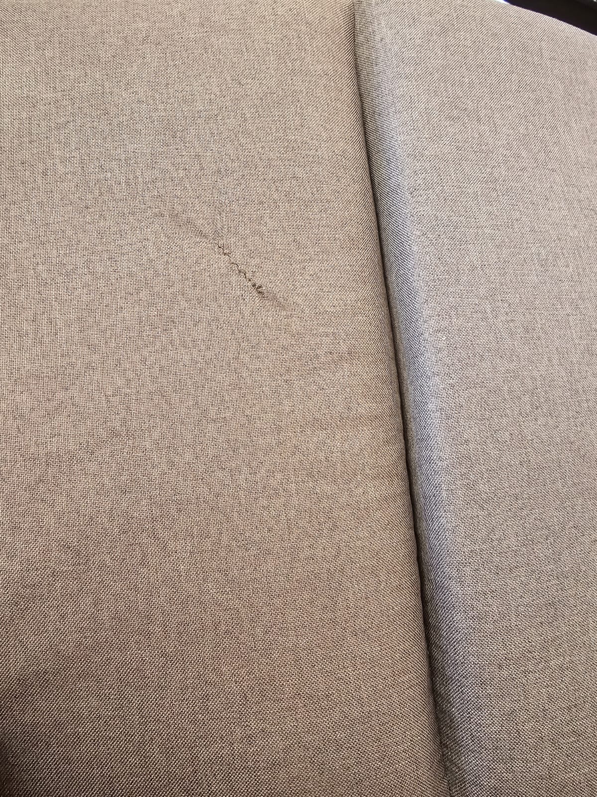 Fotoliu rabatabil, gri închis, material textil