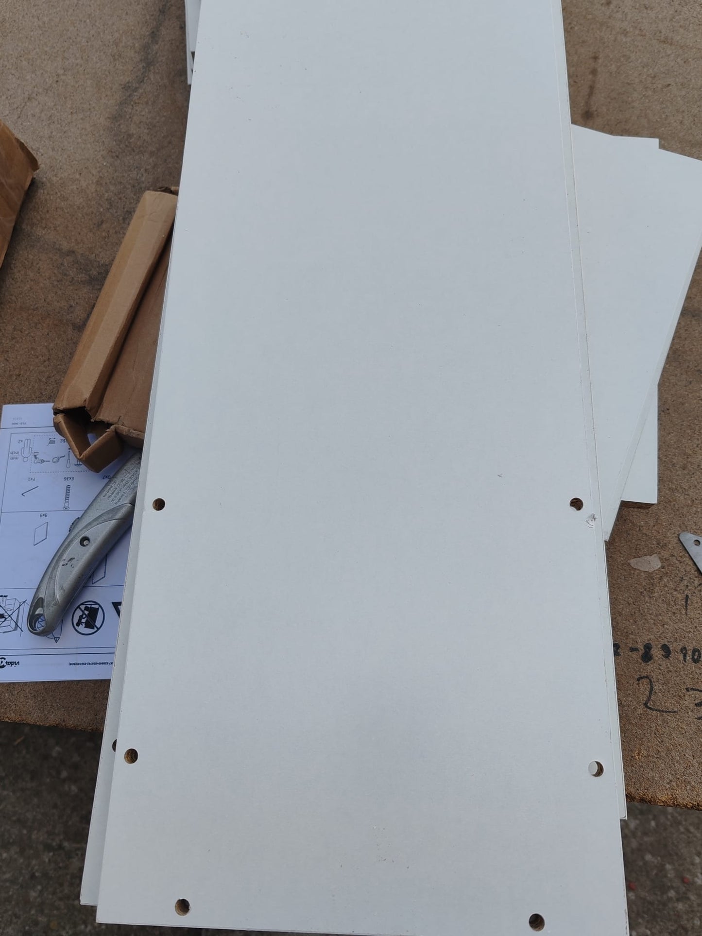 Bibliotecă/Separator cameră, alb, 100x24x94 cm