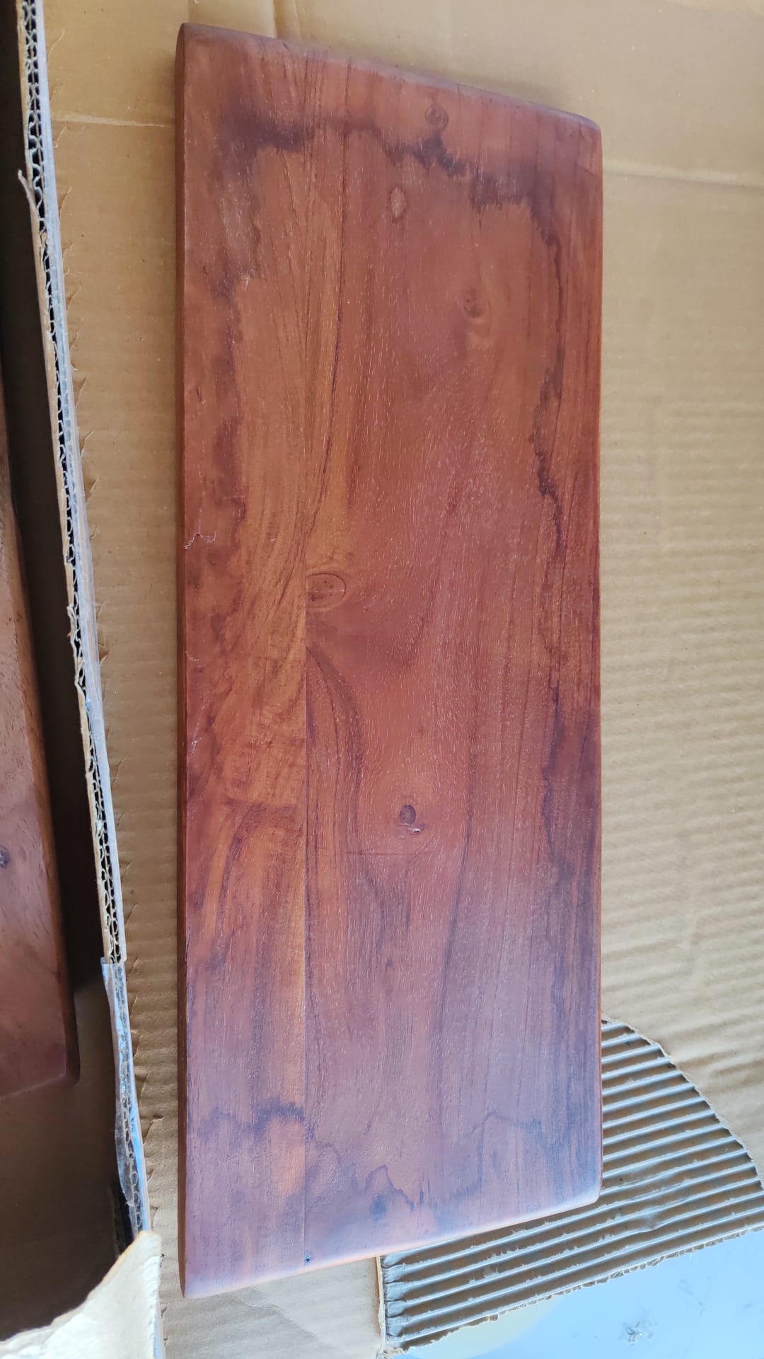 Rafturi de perete, 2 buc., 58x26x20 cm, lemn masiv de acacia