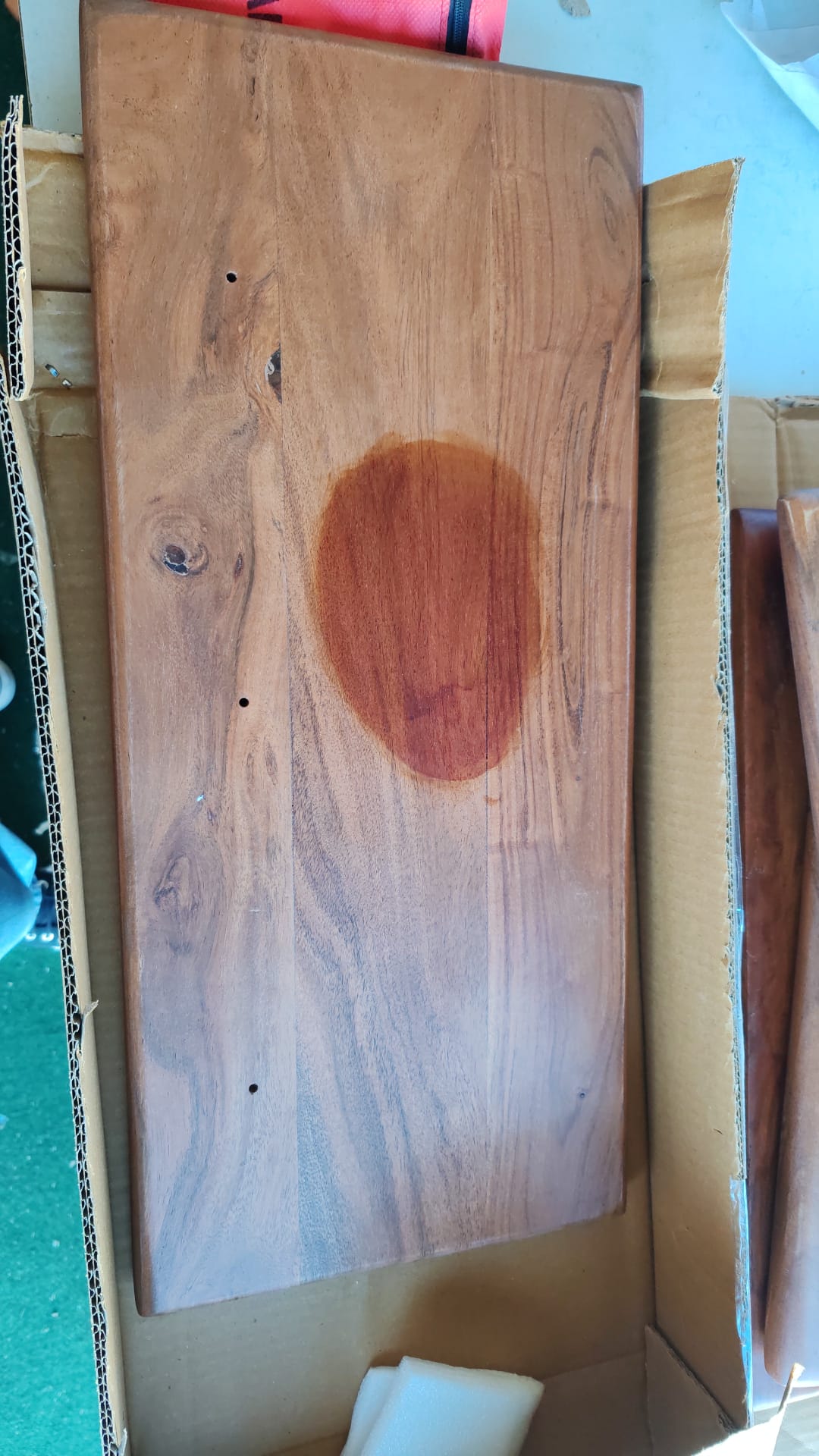 Rafturi de perete, 2 buc., 58x26x20 cm, lemn masiv de acacia