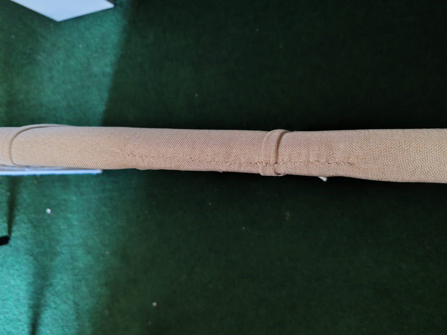 Tăblii de pat, 2 buc, crem, 90x5x78/88 cm, textil