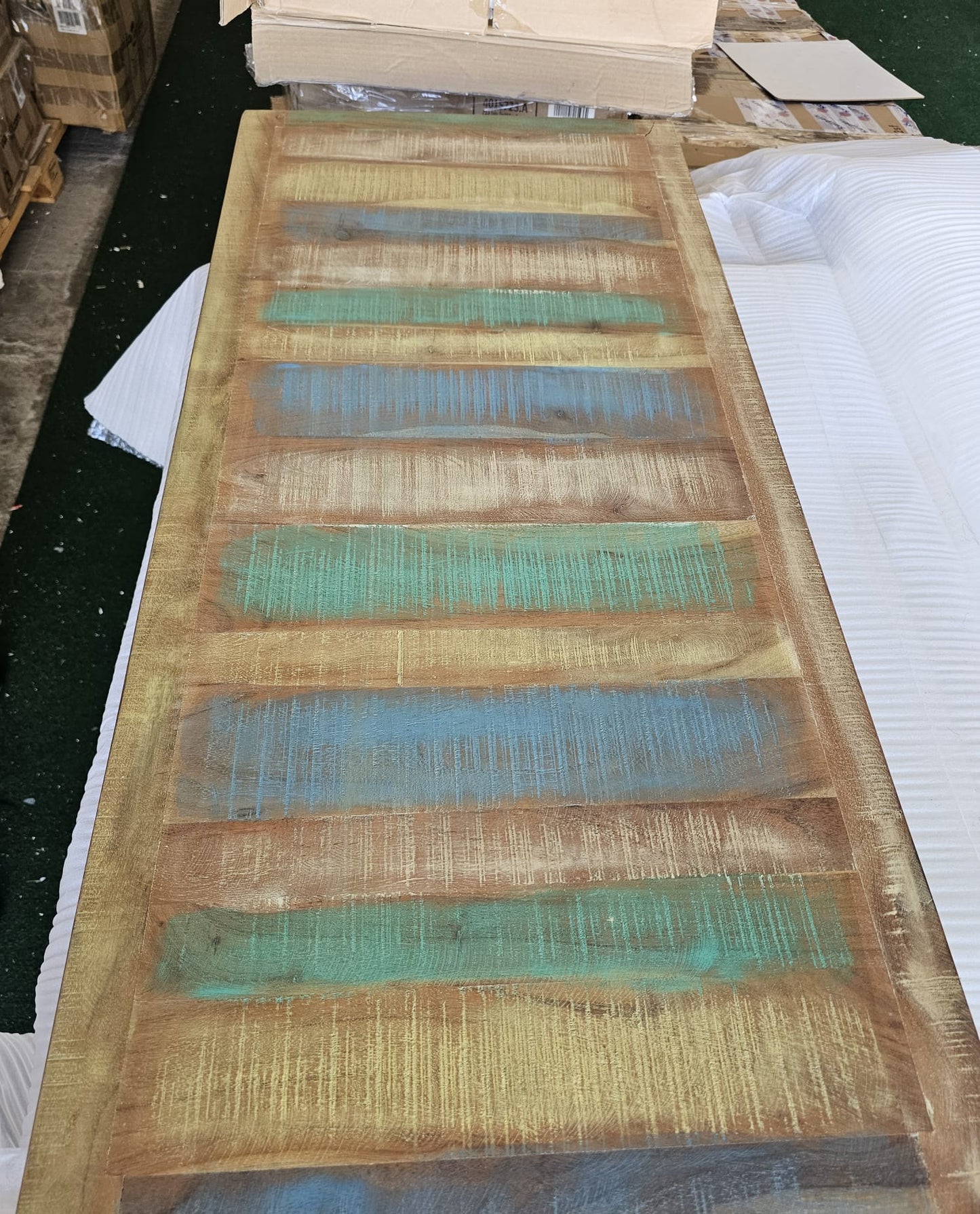 Măsuță de cafea, 110 x 50 x 40 cm, lemn masiv reciclat