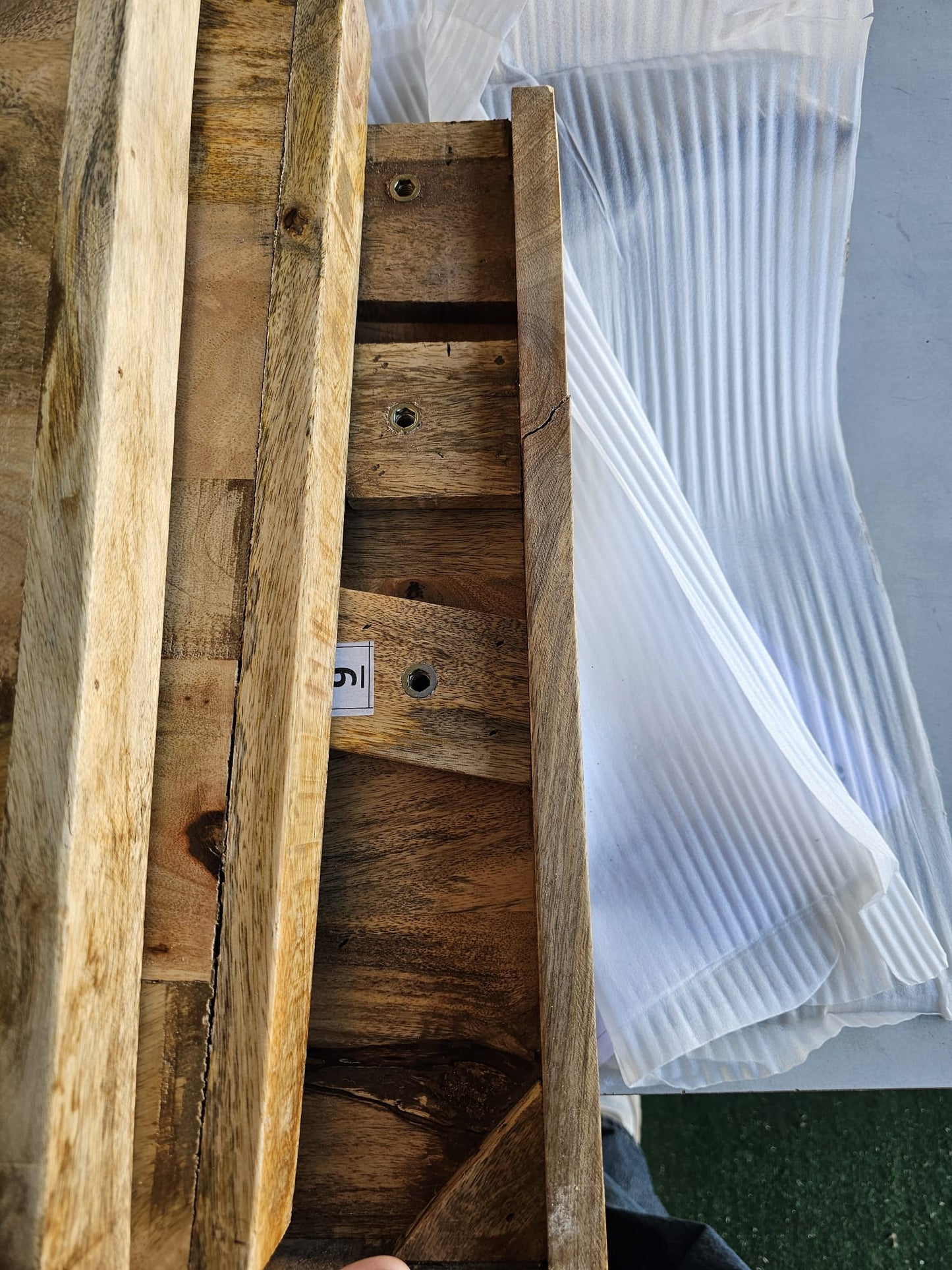 Masă de bucătărie, 180x90x76 cm, lemn masiv de mango nefinisat