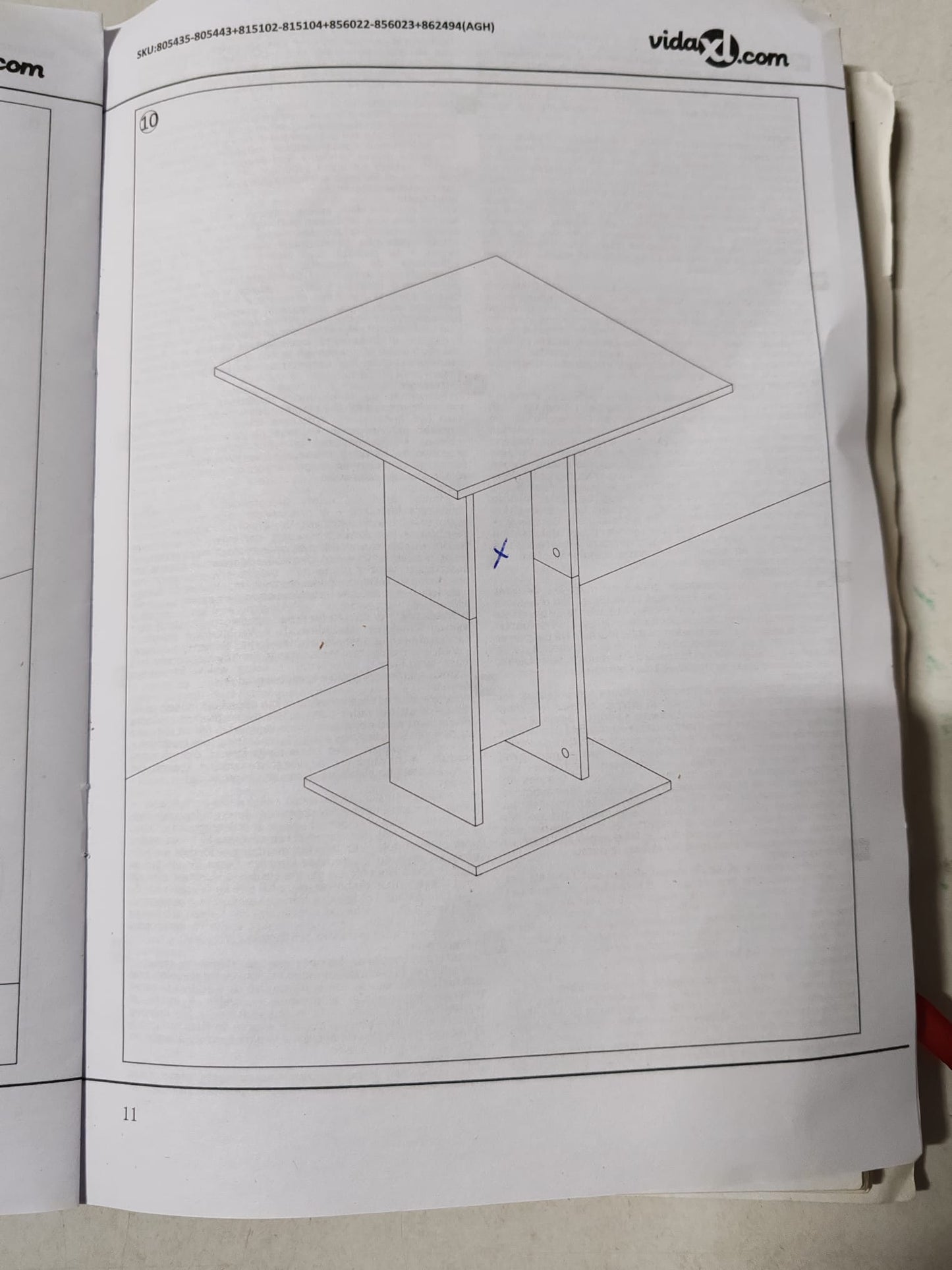 Masă de bistro, Stejar artizanal, 60 x 60 x 75 cm, PAL