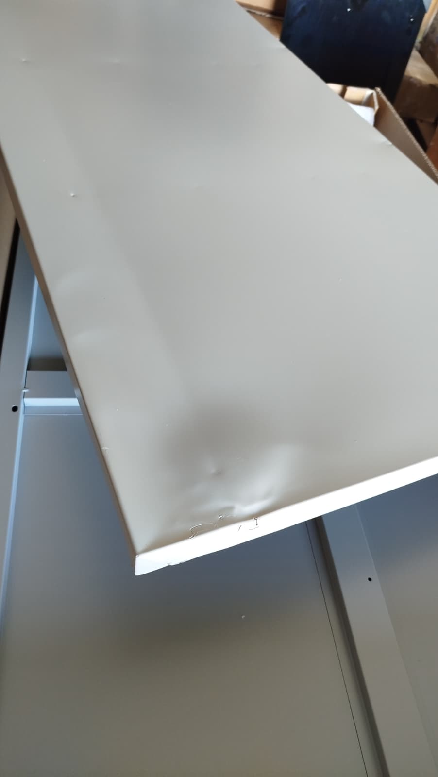 Dulap tip fiset gri deschis 90x45x92,5 cm, oțel