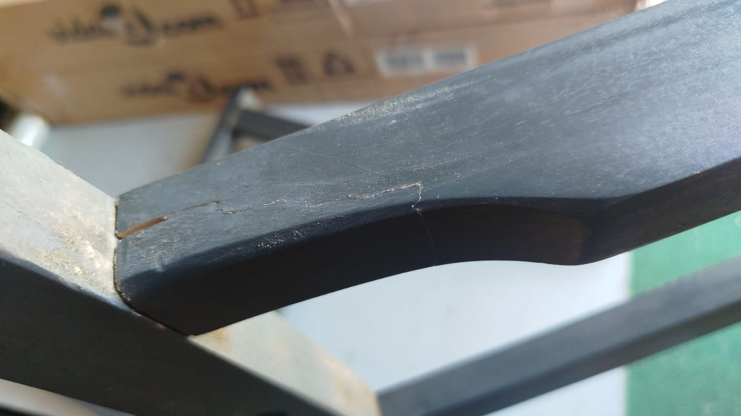 Bancă grădină cu 2 locuri fara pernă , 120 cm lemn masiv eucalipt gri