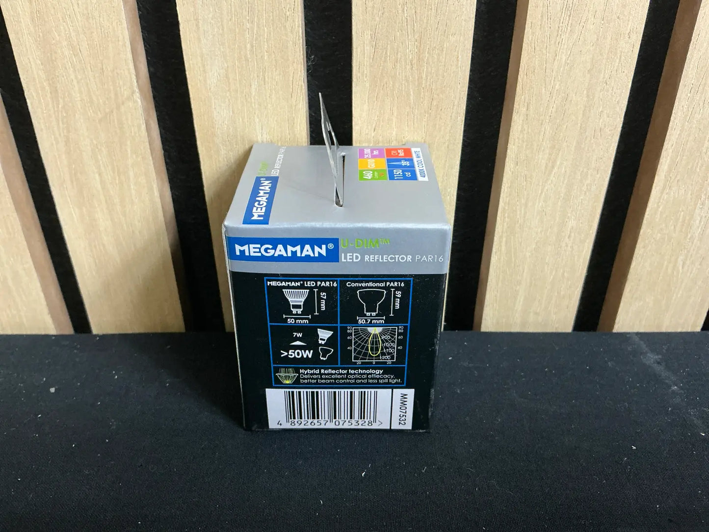Reflector LED Megaman PAR16 7W GU10, U-DIM™, 4000K, CRI95 – Calitate Premium