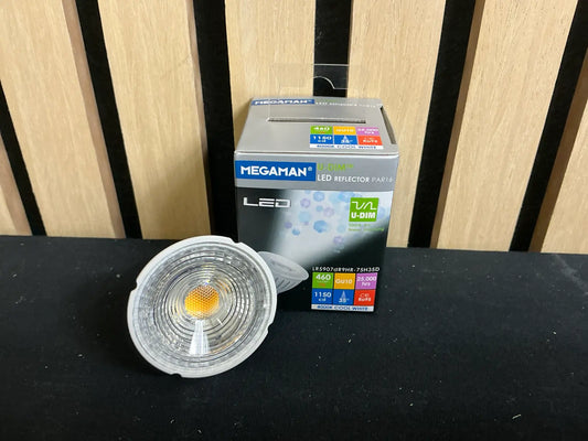 Reflector LED Megaman PAR16 7W GU10, U-DIM™, 4000K, CRI95 – Calitate Premium