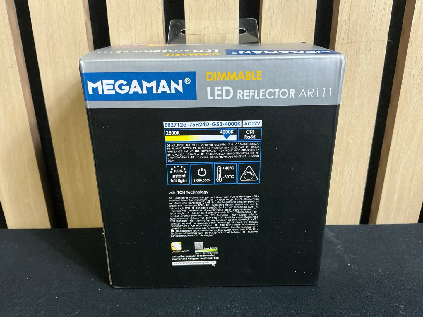 MEGAMAN® AR111 G53 LED Reflector – 12W, 4000K, Cool White