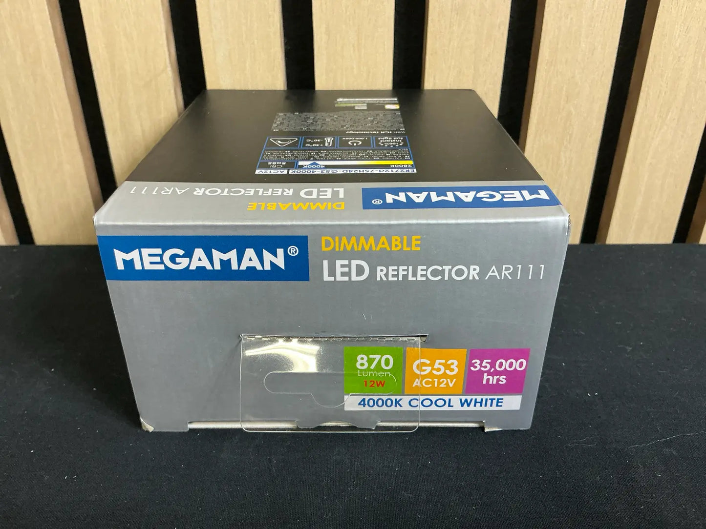 MEGAMAN® AR111 G53 LED Reflector – 12W, 4000K, Cool White