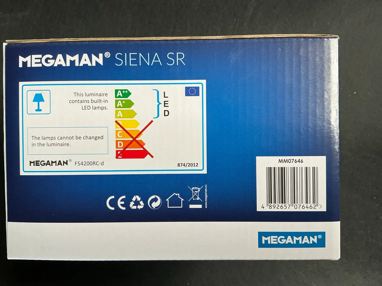 Spot LED Încastrat MEGAMAN SIENA SR, 16.5W, 2800K, 1560lm, Dimmable, Alb Mat