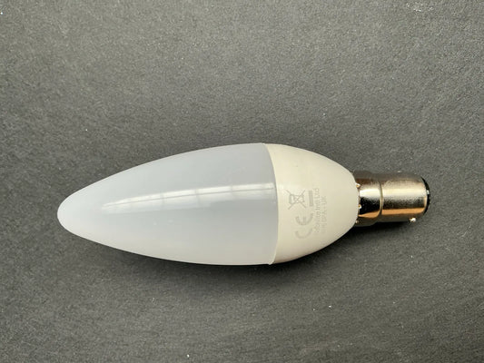 Descriere bec LED Megaman Candle B15d 3.8W 2800K (lumina caldă)