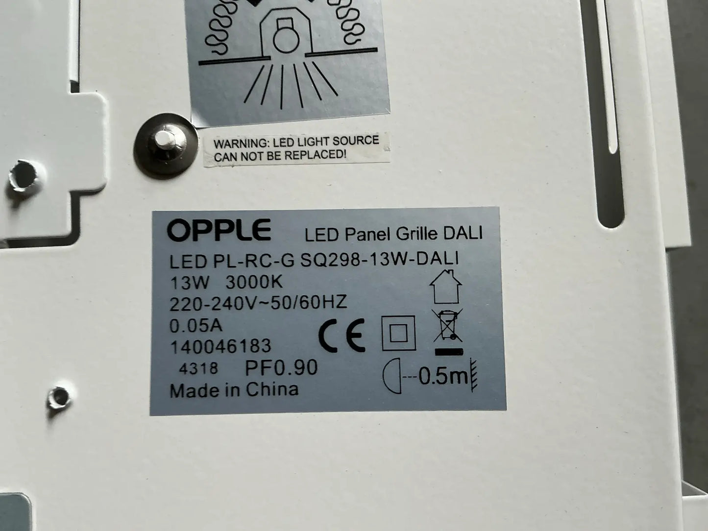 OPPLE LED Panel Grille DALI - Caracteristici Premium: