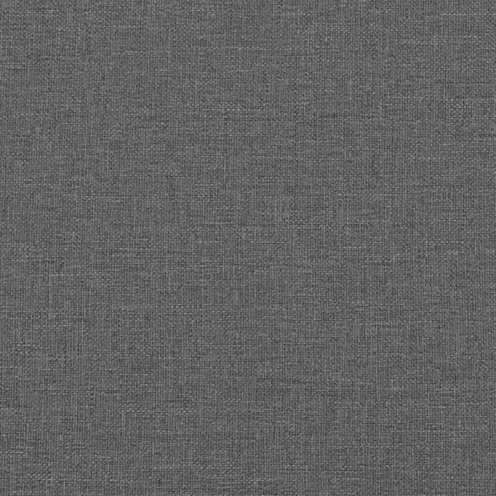 Canapea extensibilă 2 în 1, gri închis, 112x174x55 cm, textil
