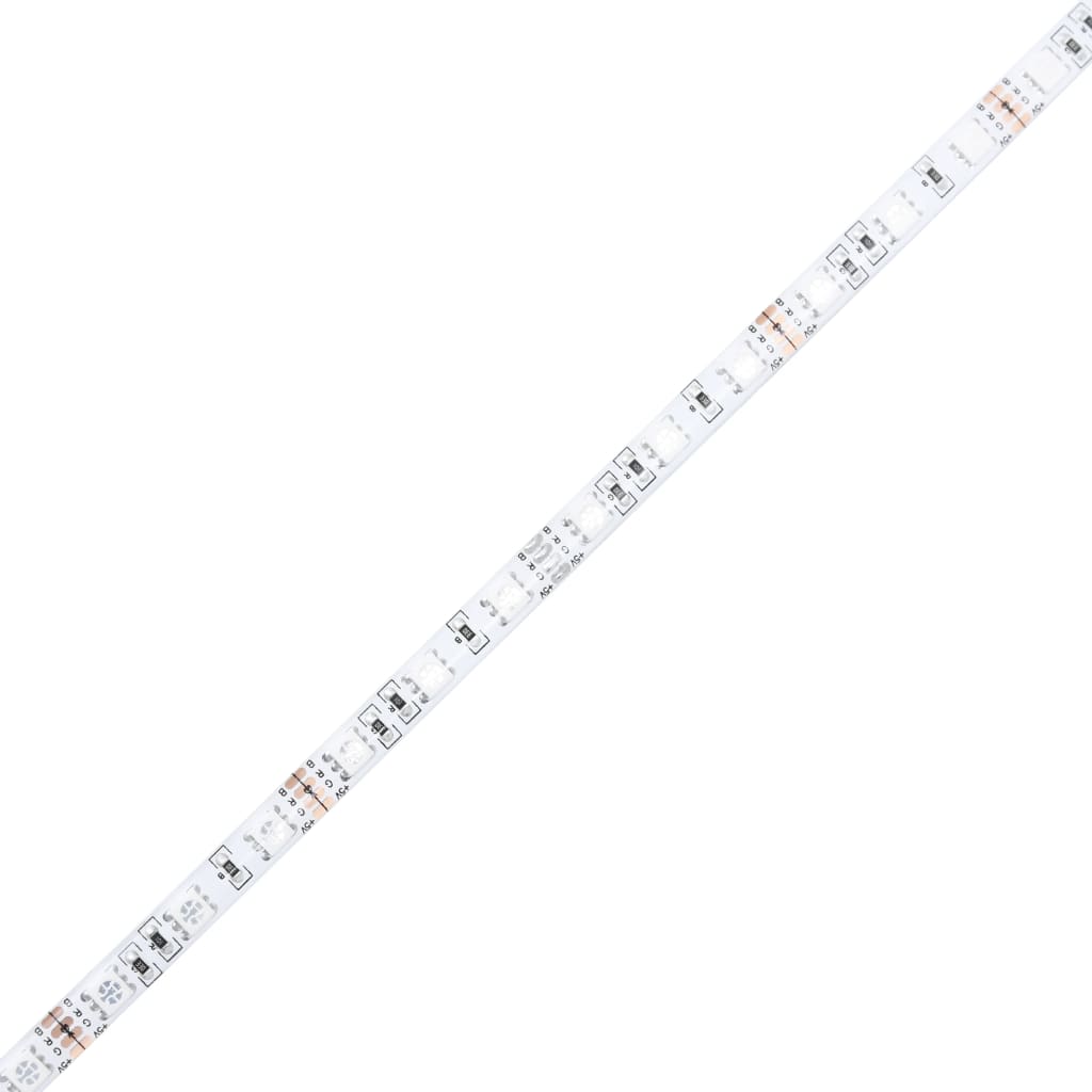 Tăblie de pat cu LED, alb, 120x18,5x103,5 cm, lemn