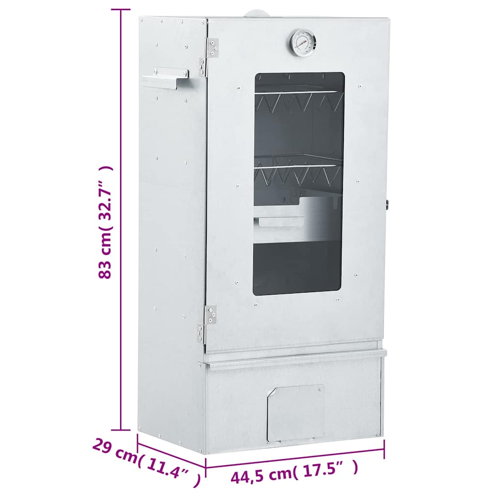 Afumătoare cuptor/grătar, generator fum rece, oțel galvanizat