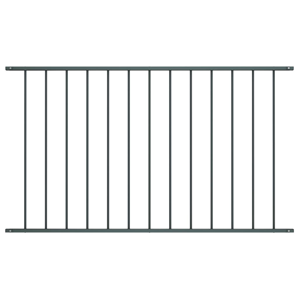 Panou de gard, antracit, 1,7 x 1 m, oțel vopsit electrostatic