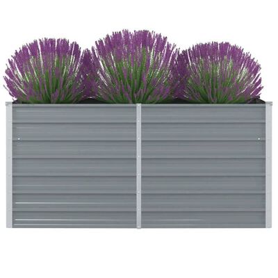 Pat înalt straturi, 160x80x77, oțel galvanizat, gri
