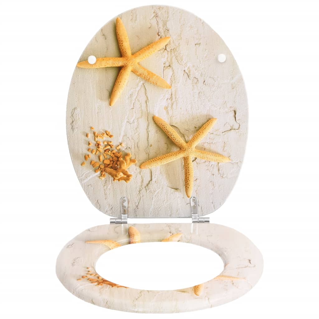 Capac WC, MDF, model stea de mare