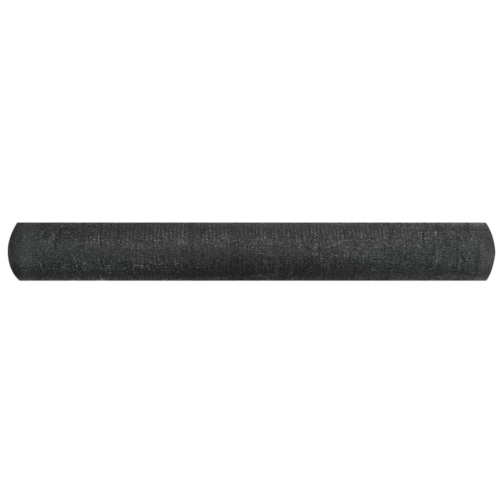 Plasă pentru intimitate, negru, 1,8x25 m, HDPE, 150 g/m²