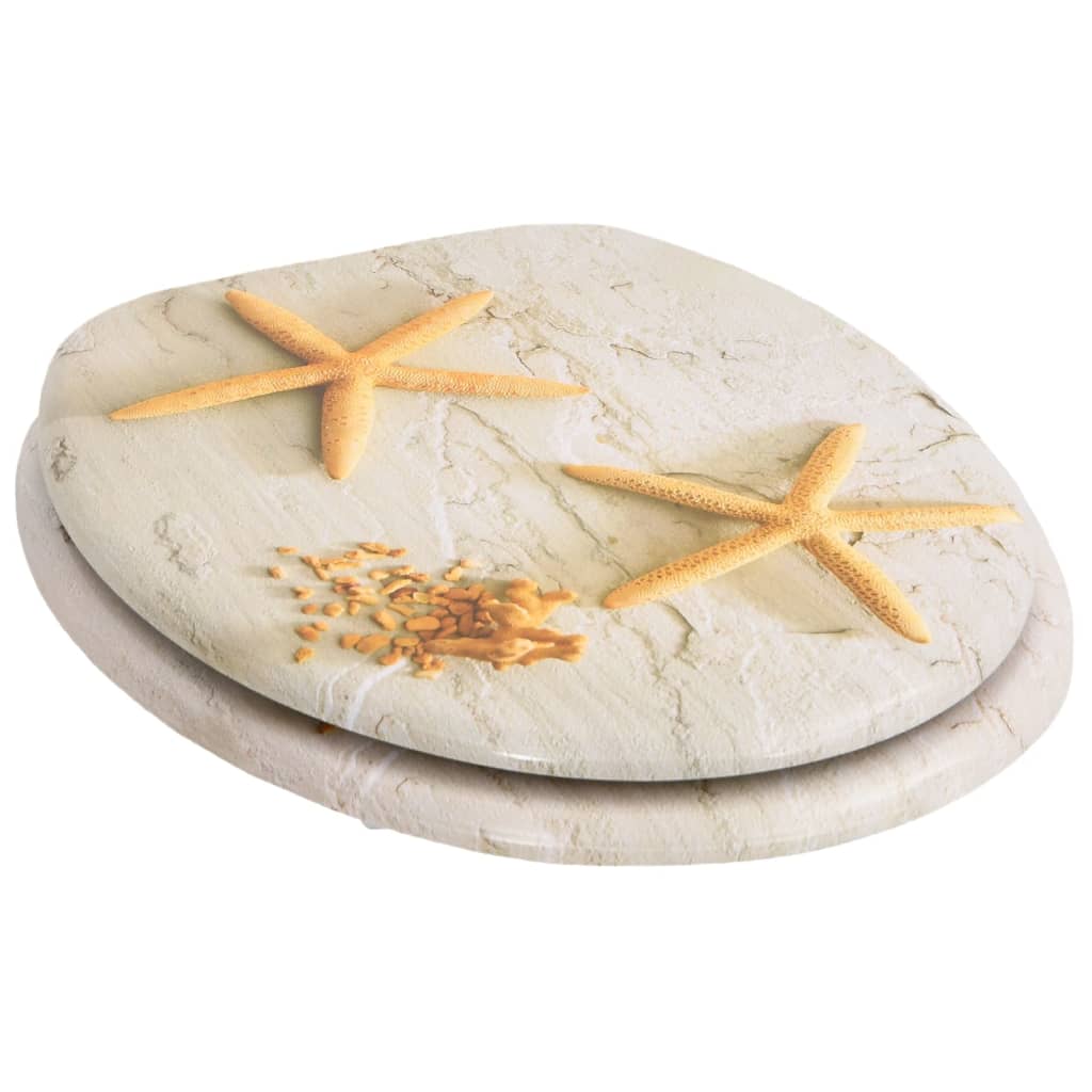 Capac WC, MDF, model stea de mare