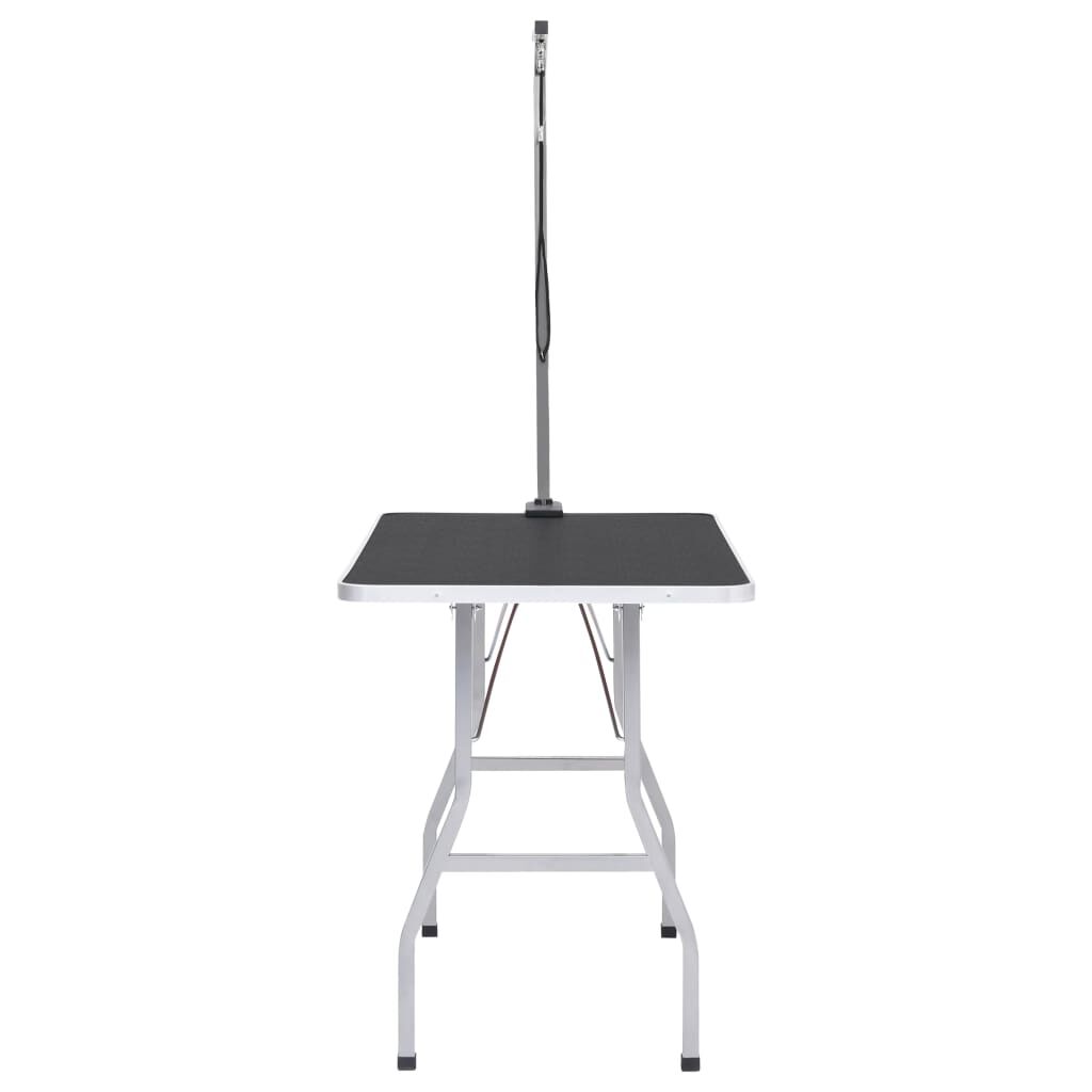 Masă pentru îngrijirea câinilor reglabilă, cu 1 lesă