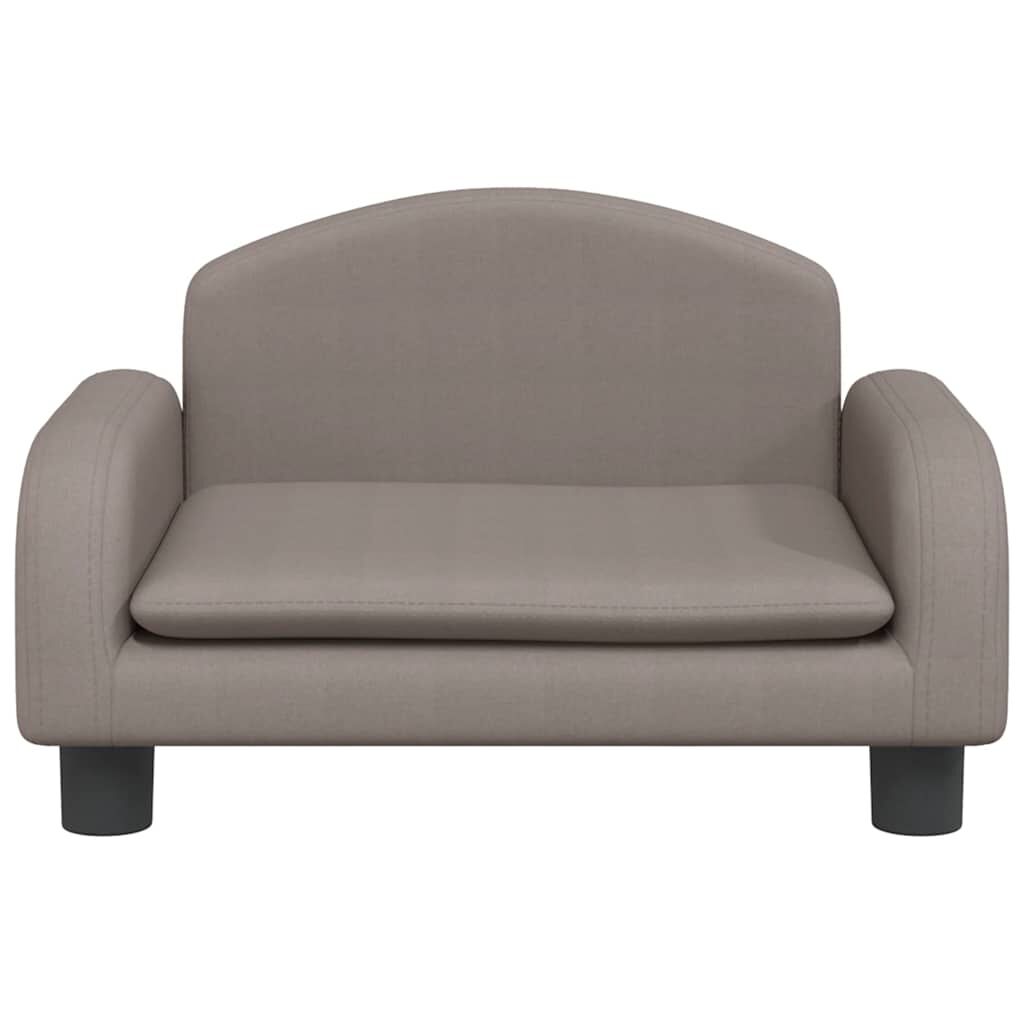 Pat de câini, gri taupe, 50x40x30 cm, textil