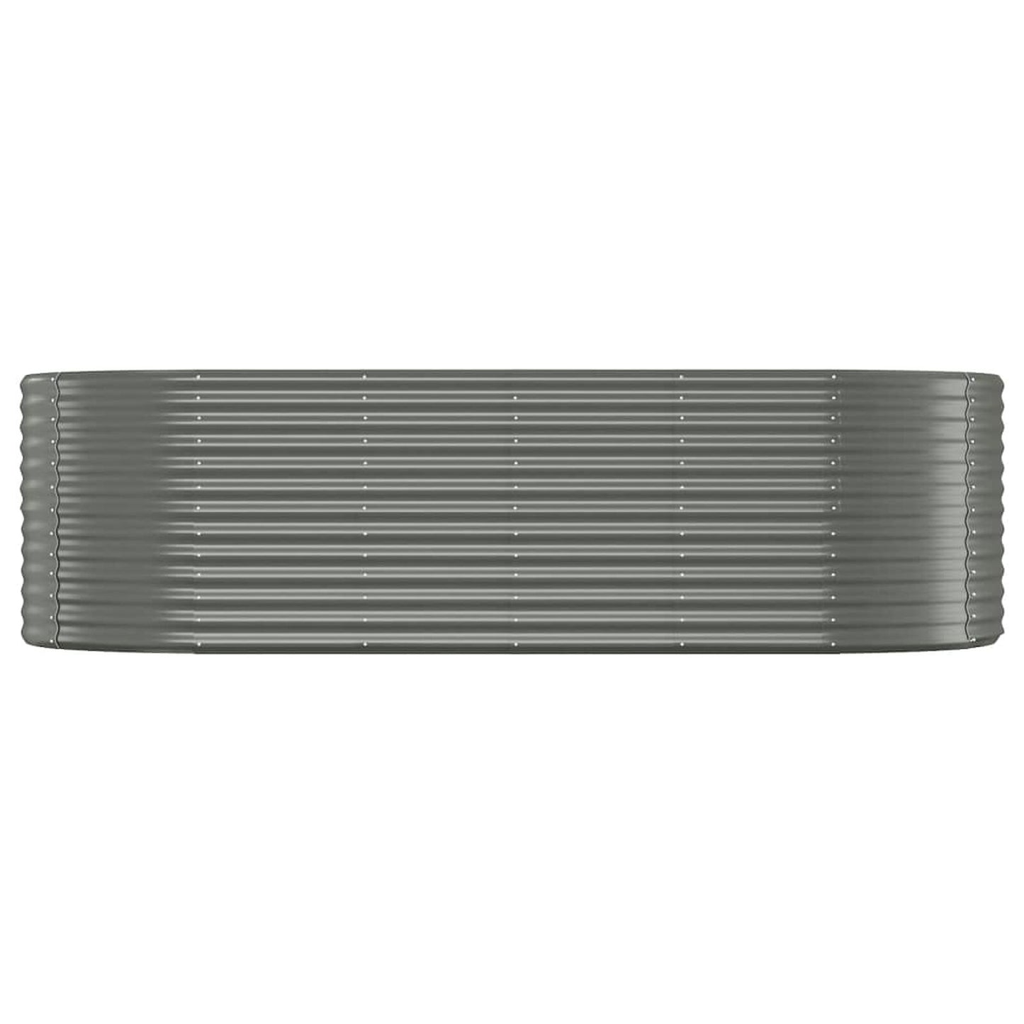 Strat înălțat grădină 249x100x68 cm oțel vopsit electrostatic