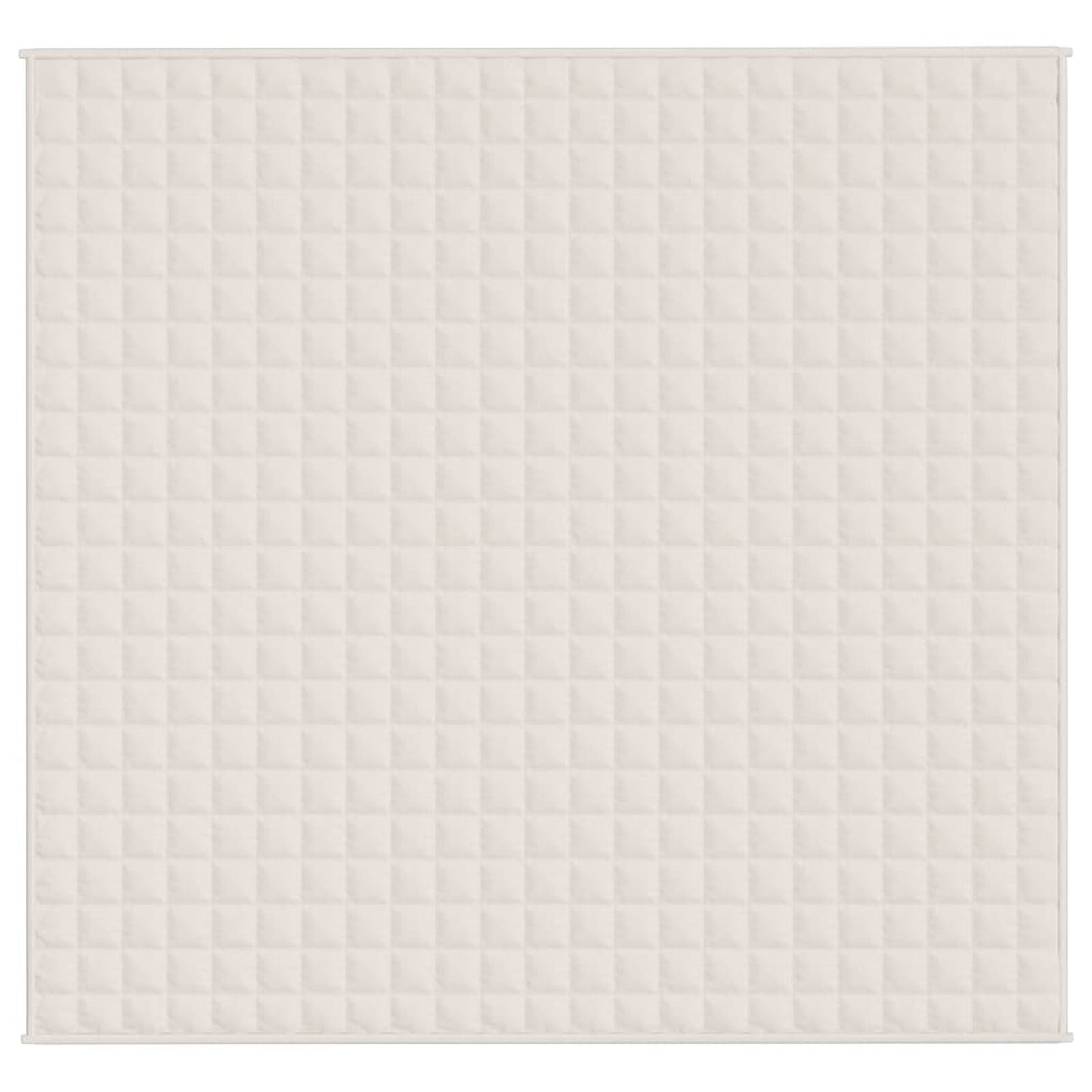 Pătură cu greutăți, crem deschis, 220x235 cm, 11 kg, textil
