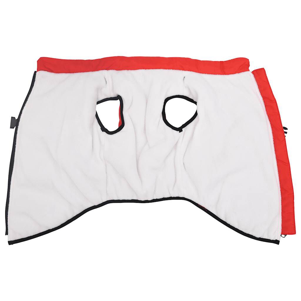 Haină câini cu ham impermeabilă reflectorizantă, roșu, L44