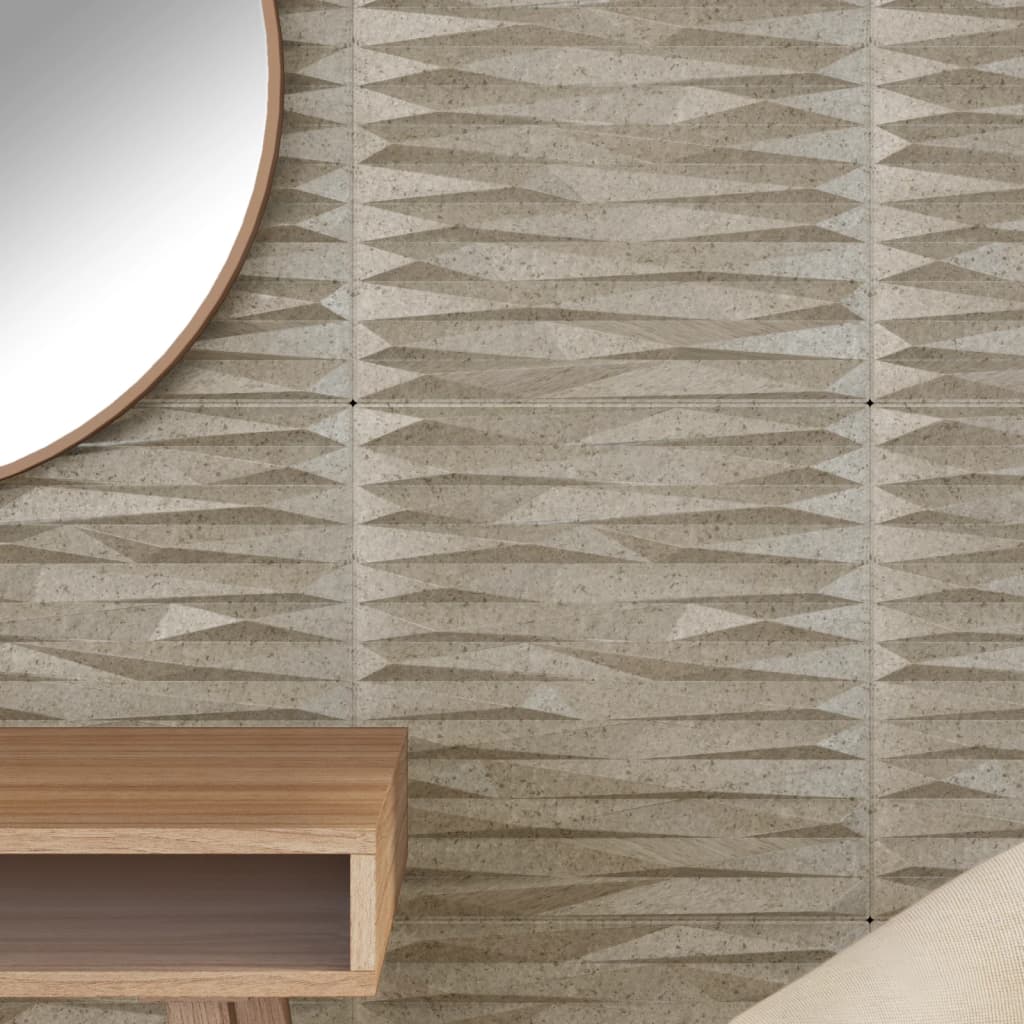 Panouri de perete 12 buc Beton 50x50 cm XPS 3 m² Piatră