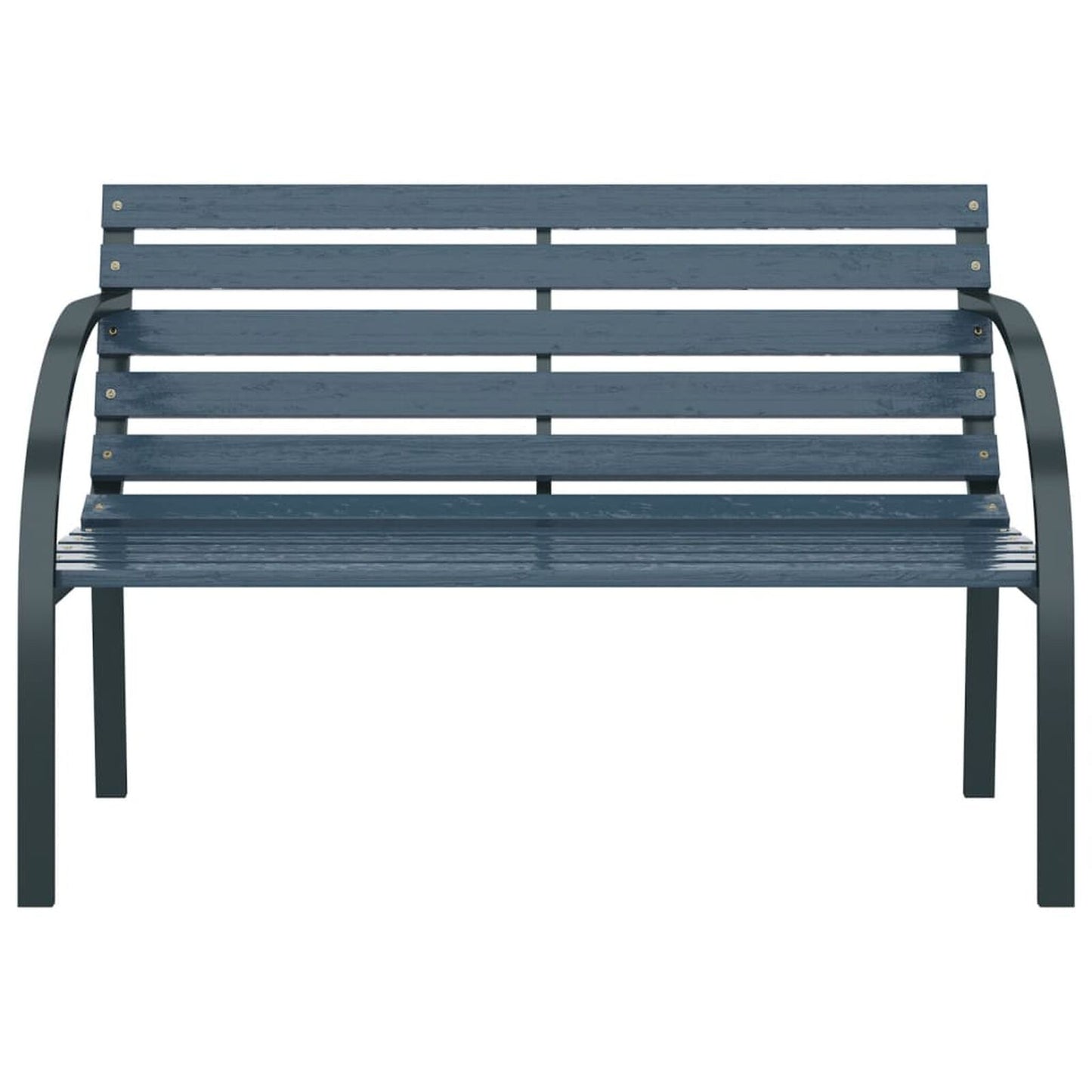 Bancă de grădină, gri, 120 cm, lemn