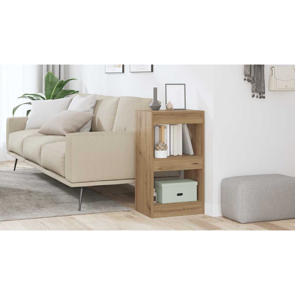 Bibliotecă/Separator de cameră stejar artizanal 40x30x72 cm