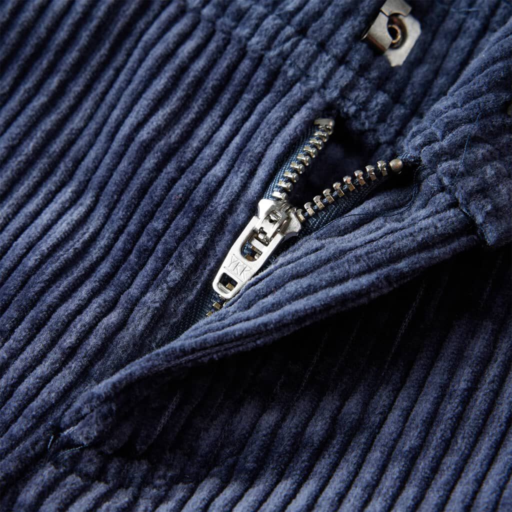 Pantaloni de copii din velur, bleumarin, 104