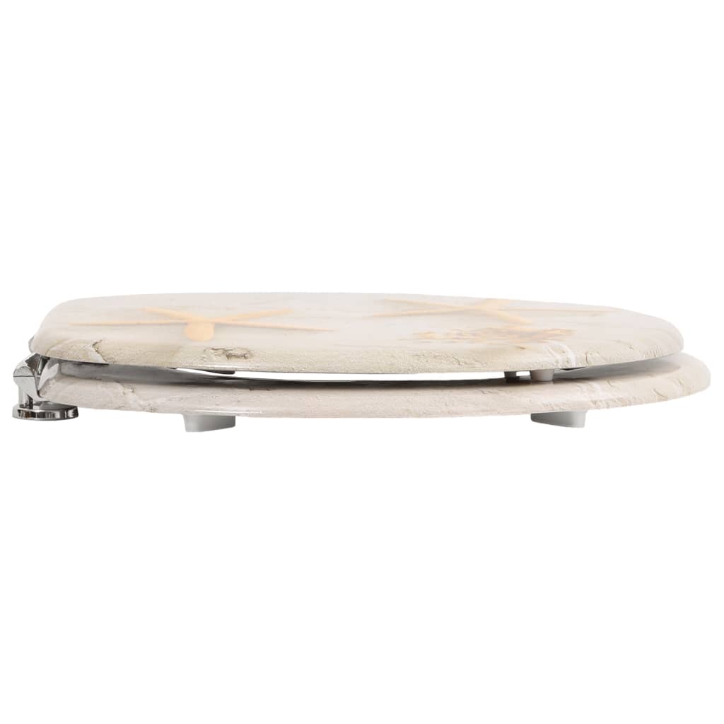 Capac WC, MDF, model stea de mare
