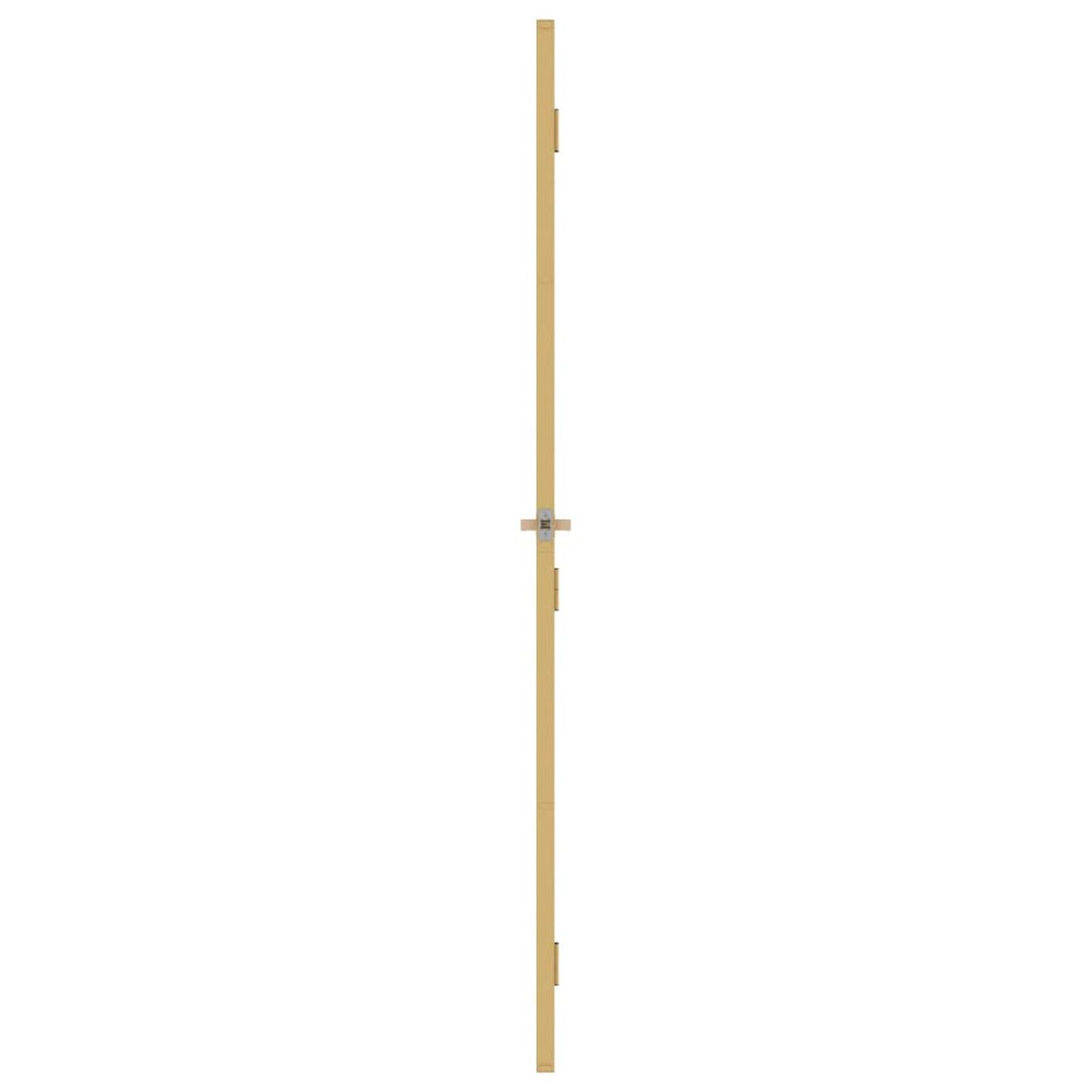 Ușă de interior Slim auriu 83x201,5cm sticlă temperată/aluminiu