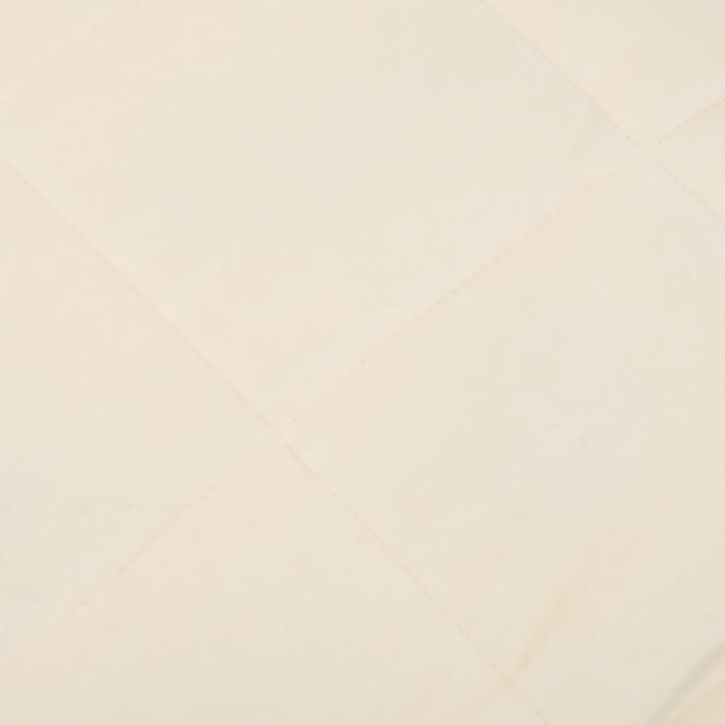 Pătură cu greutăți, crem deschis, 220x235 cm, 15 kg, textil