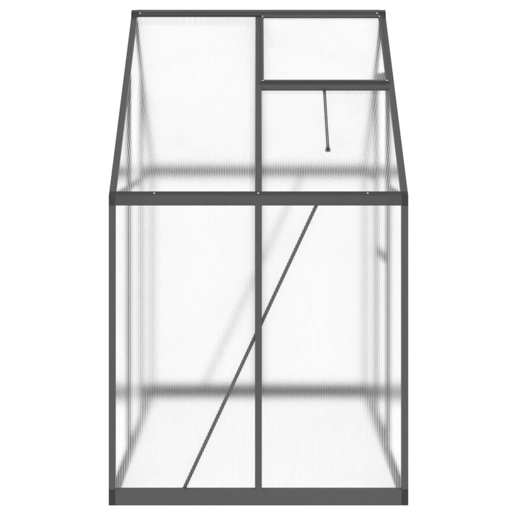 Sere cu cadru de bază, antracit, 169x114x195 cm, aluminiu