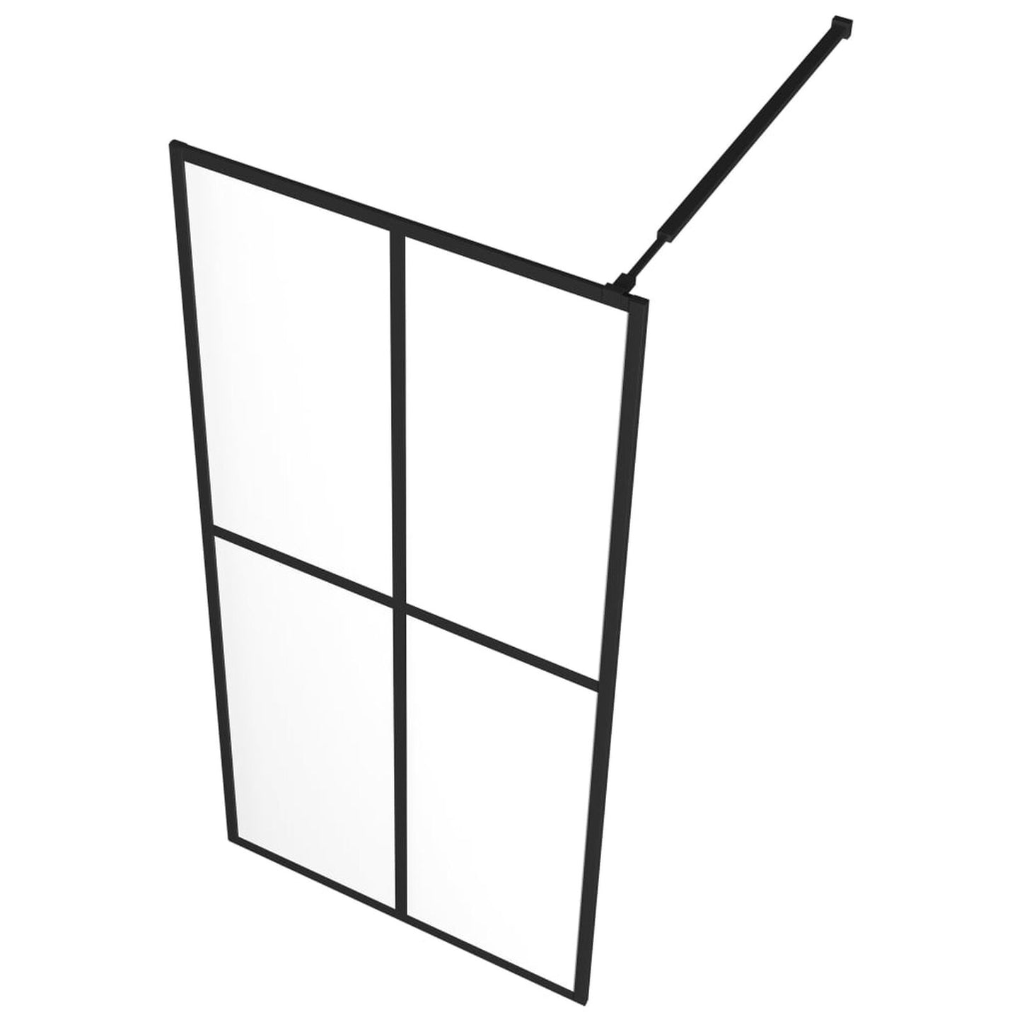 Paravan duș walk-in, 100x195 cm, sticlă securizată transparentă